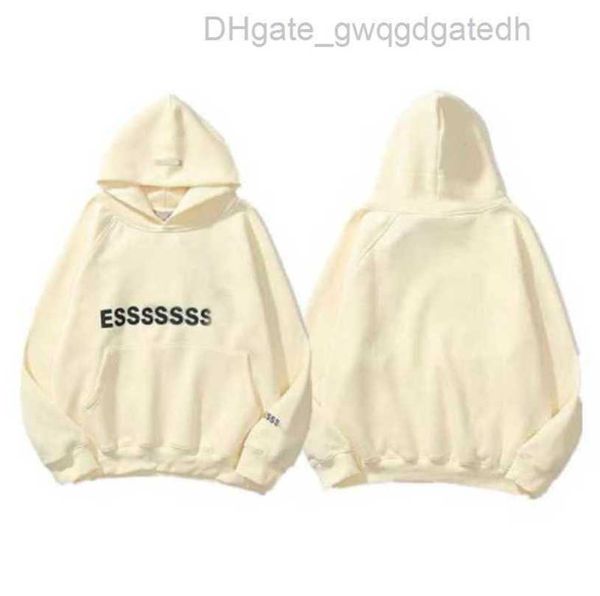 

luxury essss men's sweatshirts jackets hoodies men women chest letter pullover hoodie hooded loose sweater casual sweatshirt couple co, Black