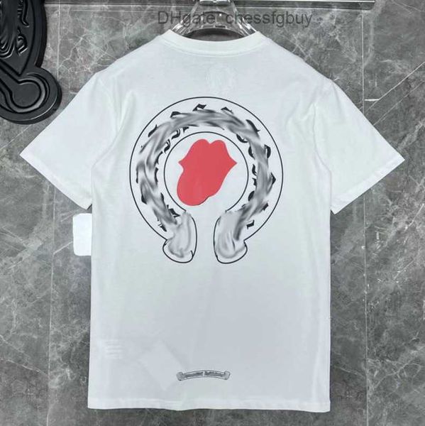 

men's t luxury shirt fashion brand tees men women sanskrit letter couple t-shirt sweatshirt horseshoe flower short sleeve polos cross, White;black