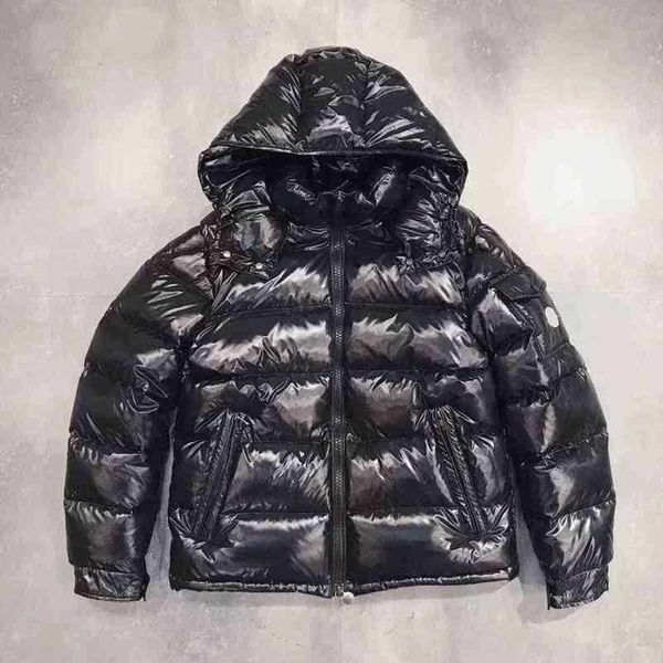 

winter men's jacket women's down designer luxury classic fashion hip hop hat pattern print coat outdoor warm casual coat re, Black