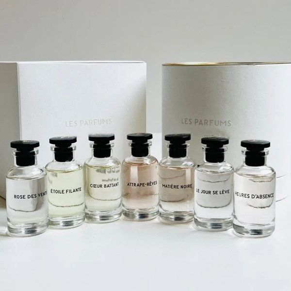 

perfume a fragrance set 10ml 7pcs rose/ etoile filante/ cceur battant/ attrape-reves/ matiere noire/ le jour se leve/ heures d'absence