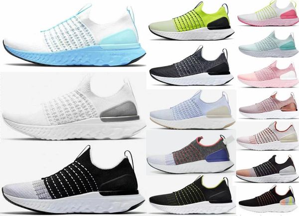 

designers react phantom fk2 running shoes glacier blue womens trainers triple white dark blue pink knit moc game royal mens outdoor sports s