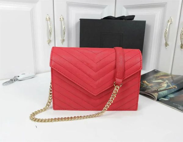 

new women envelope bag fashion brand lady handbag wallet luxurys designers chain messenger shoulder crossbody bags leather tote purse happy