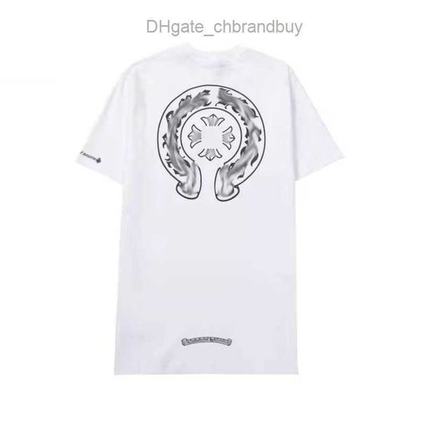 

men's t shirt fashion luxury brand tees men women sanskrit letter couple t-shirt sweatshirt horseshoe flower short sleeve polos cross, White;black