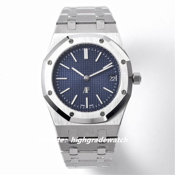 

zf factory 15400 montre de luxe luxury watch 41mm ultra-thin 3120 automatic machine movement mens watches wristwatches designer watch, Slivery;brown