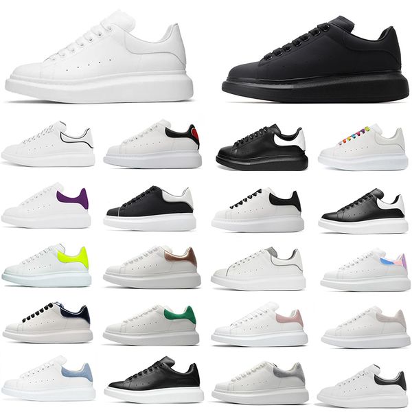 

designer men woman shoe leather lace up fashion platform white black mens womens luxury velvet suede casual shoes sneakers 35-48