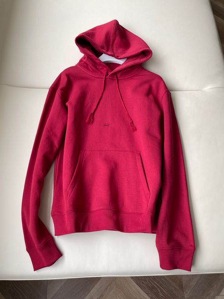 

the latest men's and women's hoodie is the same as before, with loose fit, brand letter printing, retro color, Black