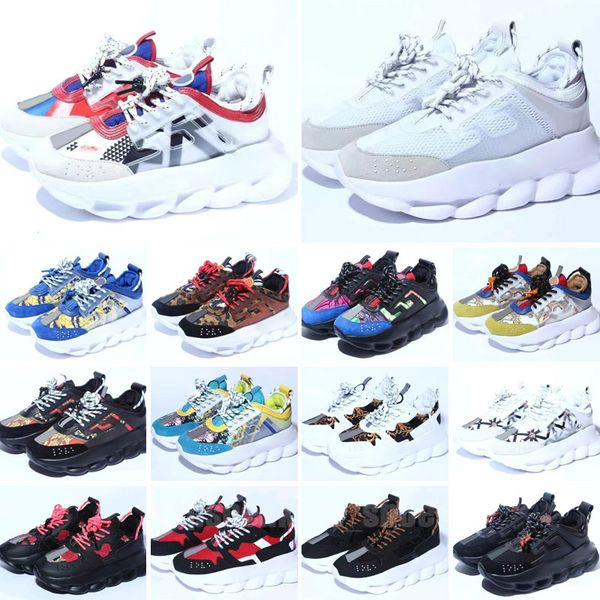 

luxury designer casual shoes chain reaction wild jewels chain link trainer running shoes sneakers eur 36-48