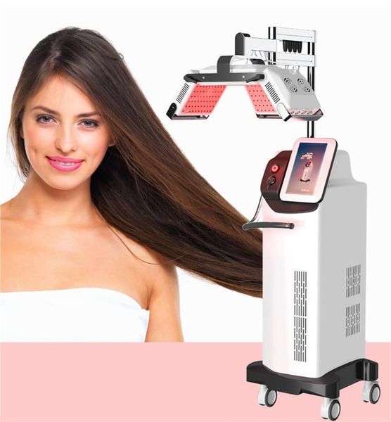 

2023 most effective diode laser machine germinal instrument hair loss treatment 660nm home electrolysis hair regrowth anti-hair removal equi, Black