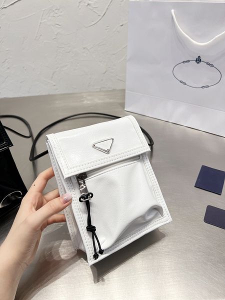 

rainbowbag high leather messenger waxed skin cell phone bags fashion designer women's handbag women single shoulder bag phone bag cross