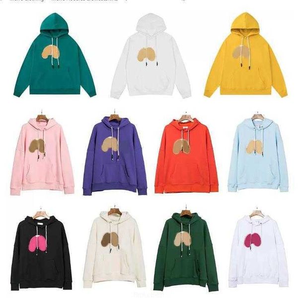 

21ss mens women designer angels hoodie sweater sweatshirts streetwear t shirt goose canada jackets pa of ow white fog palms bear hoodies ioj, Black