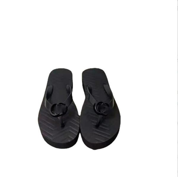 

high beauty solid color sandals summer anti-slip women's size 35-42, Black