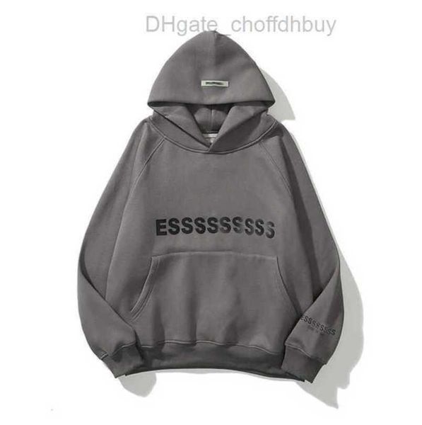 

luxury sweatshirts essss men's jackets hoodies men women chest letter pullover hoodie hooded loose sweater casual sweatshirt couple co, Black