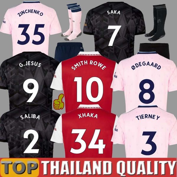 

22 23 saka soccer jersey whiteout g. jesus smith rowe saliba fans player version martinelli odegaard thomas nketiah tierney arsen 2023 footb, Black;yellow