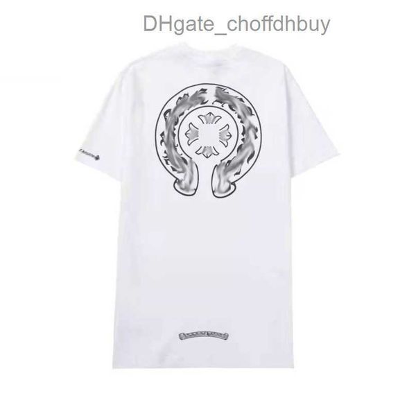 

men's t shirt fashion luxury brand tees men women sanskrit letter couple t-shirt sweatshirt horseshoe flower short sleeve polos cross, White;black