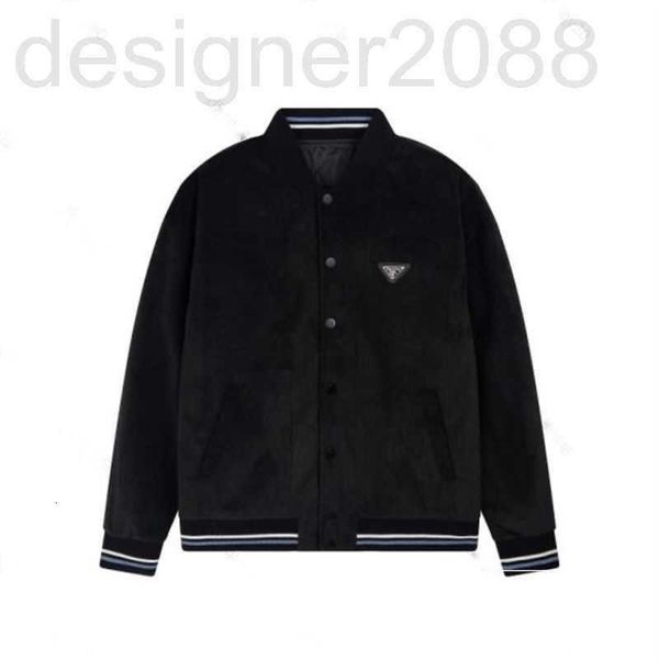 

men's jackets designer jacket men trendy brand new corduroy inverted triangle micro-standard simple casual coat couple tef6, Black;brown
