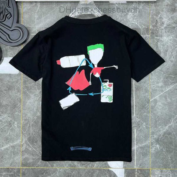 

men's t shirt fashion luxury brand tees men women sanskrit letter sweatshirts short sleeve horseshoe designer couple t-shirts cross te, White;black