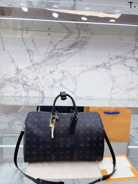 

cc keepall duffel luggage bags travel men women designer duffle luxury fashion sport tote handbags shoulder outdoor large capacity black pac