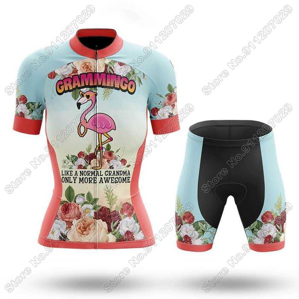 

grammingo women cycling jersey set summer cycling clothing road bike shirts suit bicycle bib shorts mtb wear maillot, Black;red