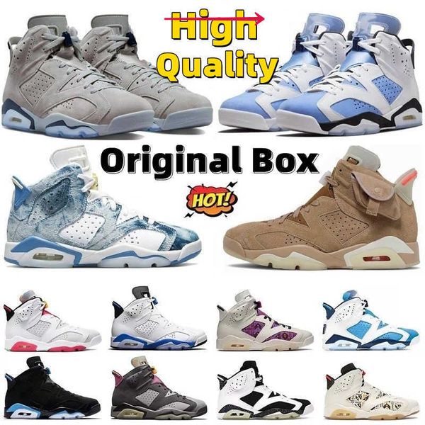 

with box 6 6s mens basketball shoes metallic silver georgetown unc red oreo british khaki olive black infrared electric green dmp carmine go