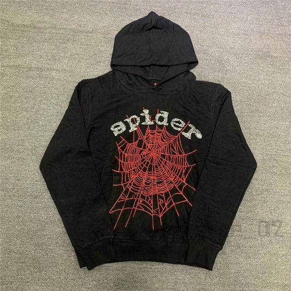 

mens hoodies sweatshirts 2023 hoodies sp5der young thug 555555 angel pullover pink red hoodye pants men quality shoe sp5ders printing spide, Black