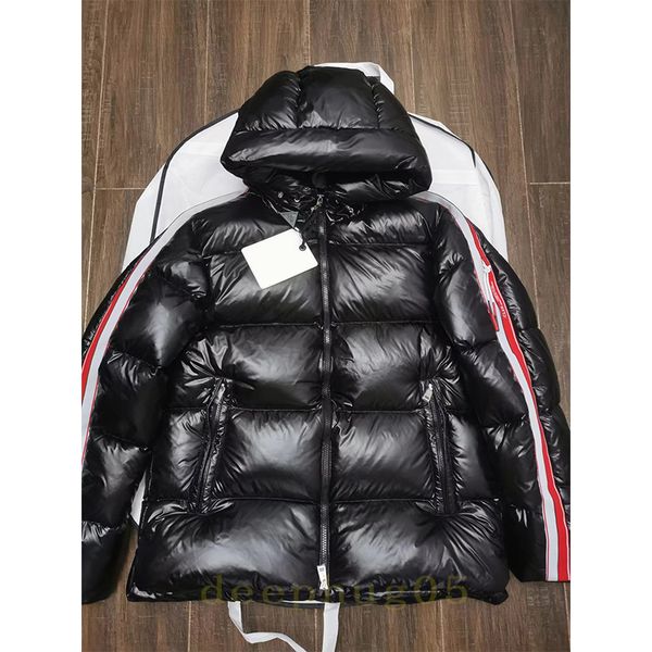 

men down jacket coats mens outdoor thick warm feather women winter coat outwear jackets parkas 01 b410, Black