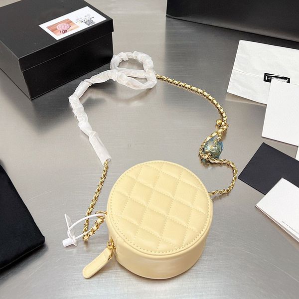 

cc bags luxury brand cross body women round crossbody bags matelasse leather handbags mini shoulder bag coin purse wallet card holder classi