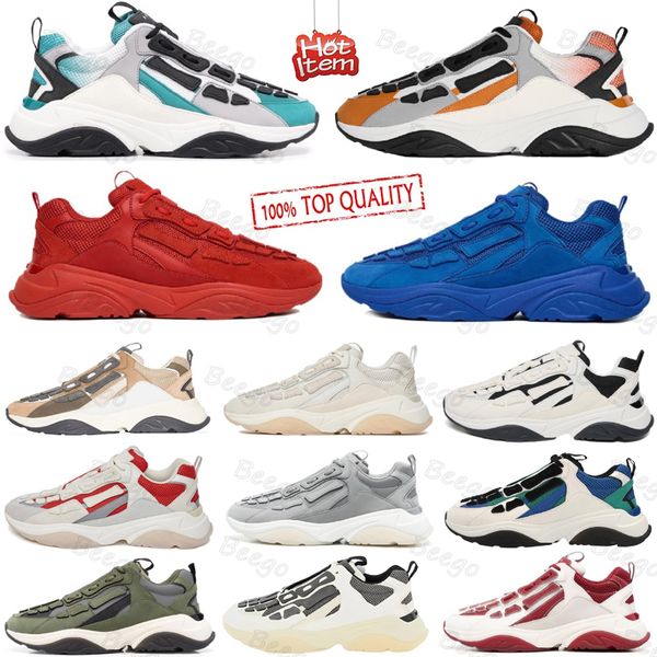 

men women running shoes orange taupe grippy rubber sole low amiri bone runners sneaker