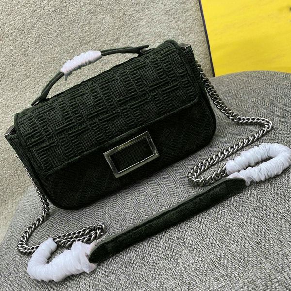 

designer classic brand fd luxury bag genuine leather fashion chains handbag 24cm188s