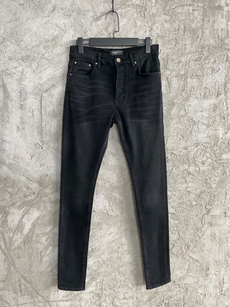 

2023 year great mens distressed ripped skinny black designer jeans ~ us size 28-36 jeans ~ mens slim motorcycle moto biker causal denim pant, Blue
