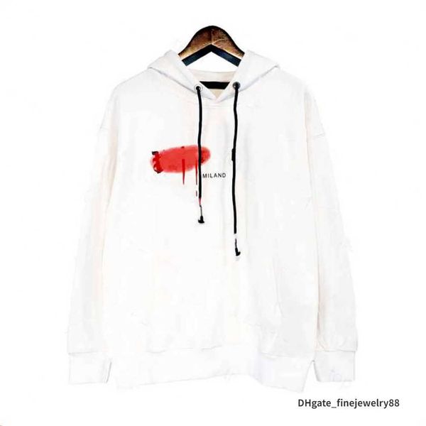

mens palms designer hoodie flocking towel embroidery guillotine bears hoody hoodies men angles women sweaters hooded sweatshirts size s-xl p, Black