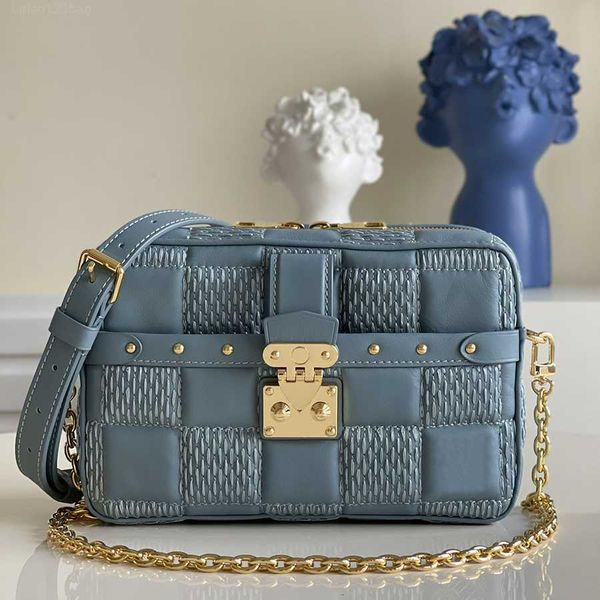 

10a mirror quality troca pm crossbody bag m59116 fashion luxuries chain bagss genuine leather shoulder bags with box l158