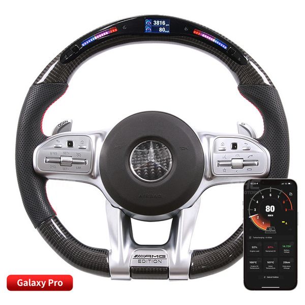 

custom driving wheel for mercedes benz amg steering wheel carbon fiber material