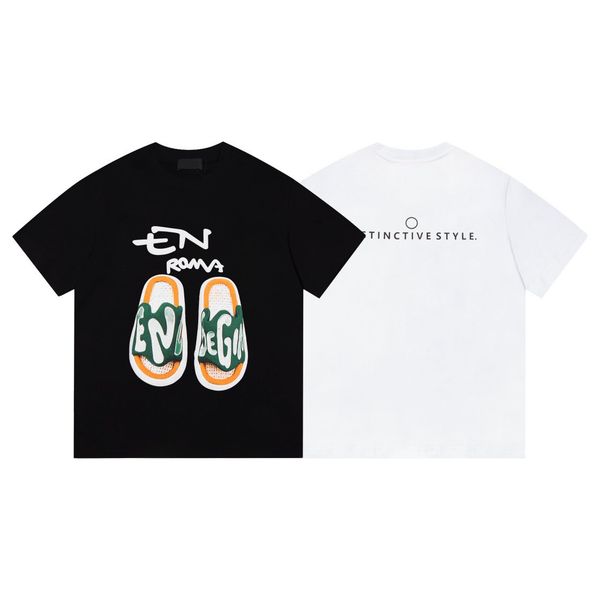 

men's plus tees & polos round neck embroidered and printed polar style summer wear with street pure cotton 3r576ht, White;black