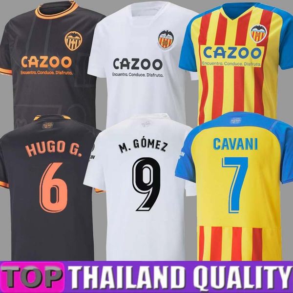 

22 23 cavani soccer jerseys vcf third 4th jersey 2022 2023 guedes gameiro camisetas de futbol soler m. florenzi m.gomez men kids kit footbal, Black;yellow