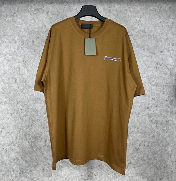 

men's plus tees polos round neck embroidered and printed polar style summer wear with street pure cotton 73ft374, Black;brown