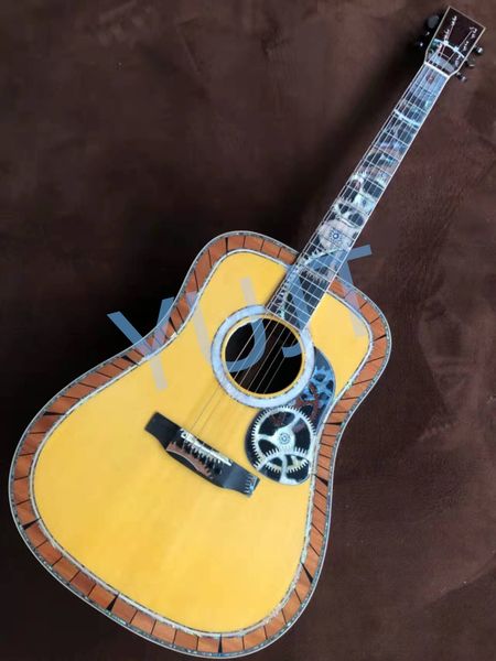 

all solid wood 41 "limited model d200 series acoustic guitar