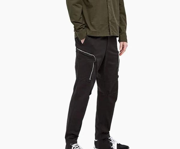 

mens cargo pants brand designer cp cargo high-end black green cp essentials overalls personality zipper pocket trousers company men spring a
