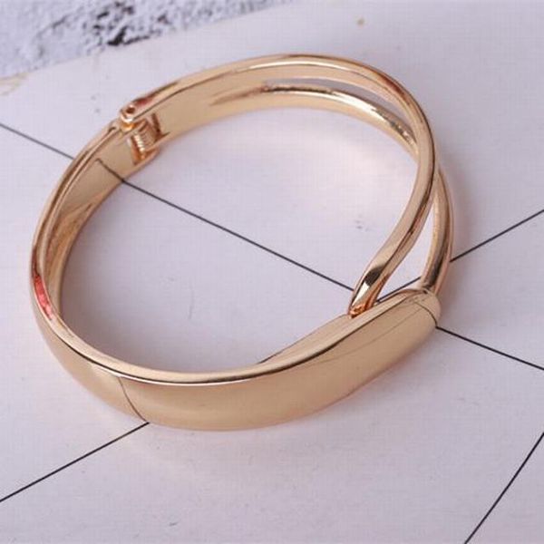 

silver torque cuff bangle engraved bracelet link chain tennis racket jewelry simple wide alloy women solid men's multi-drain exaggerate, Black