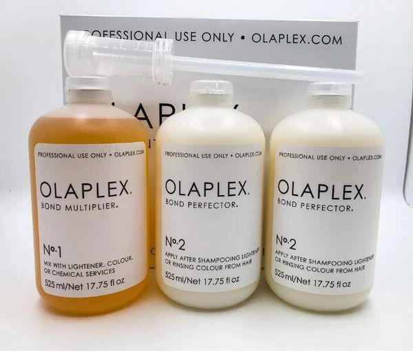 

olaplex salon intro kit 3 piece 525ml hair conditioner mask no1 no2 bond perfector multiplier hair repair shampoo lotion gel hairs care trea