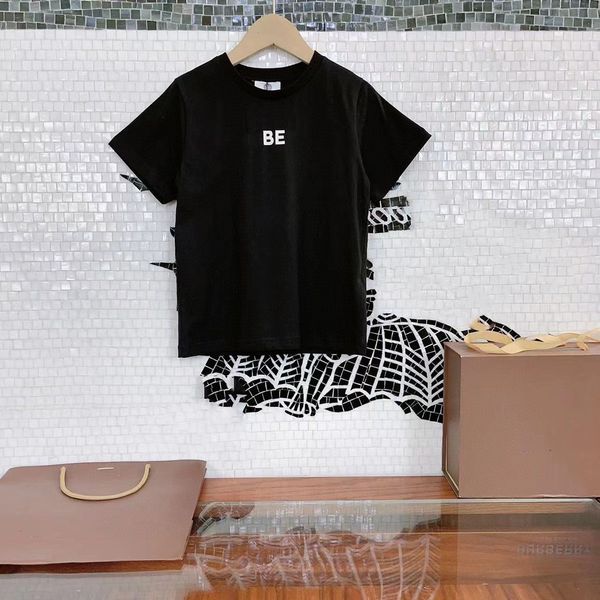 

kids t shirt kid designer tshirt baby clothes with letters luxurys girl boy short-sleeve fasion 100% cotton with tags luxury 2023 summer gir, Blue