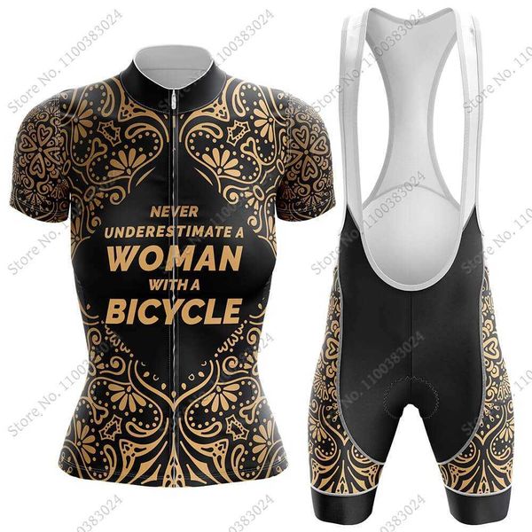 

2023 women bicycle team cycling jersey set summer clothing road bike shirts suit bicycle bib shorts mtb ropa maillot, Black;red