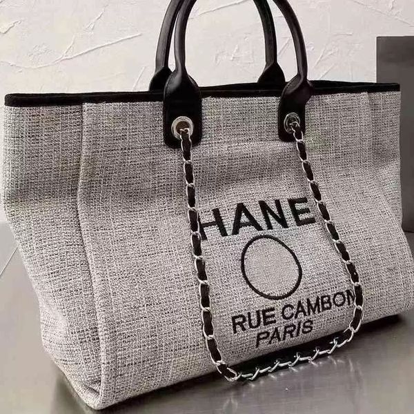 

luxury large women's beach bags handbags ch brand canvas packs embroidered classic women evening bag big handbag