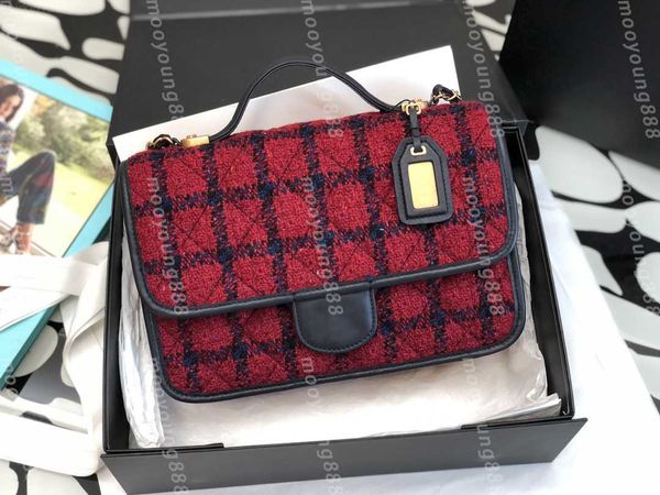 

10a tier mirror quality handle flap bag womens real leather messenger handbag luxury designers vintage nameplate purse crossbody