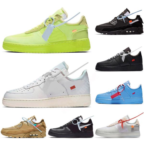 

off prestos white running shoes mac volt green black 90s fly racer chaussures designer zapatos triple black casual sneakers 2022