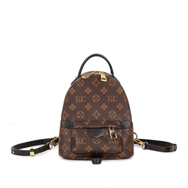 

2023 evening bags ladies palm springs shoulder mini backpack leather kids female printed fashion designer backpacks school bag