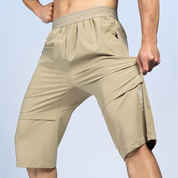 

men's shorts summer zip pockets men short breeches sportswear breathable quick dry s pants stretched nylon workout gym casual 6xl 23013, White;black