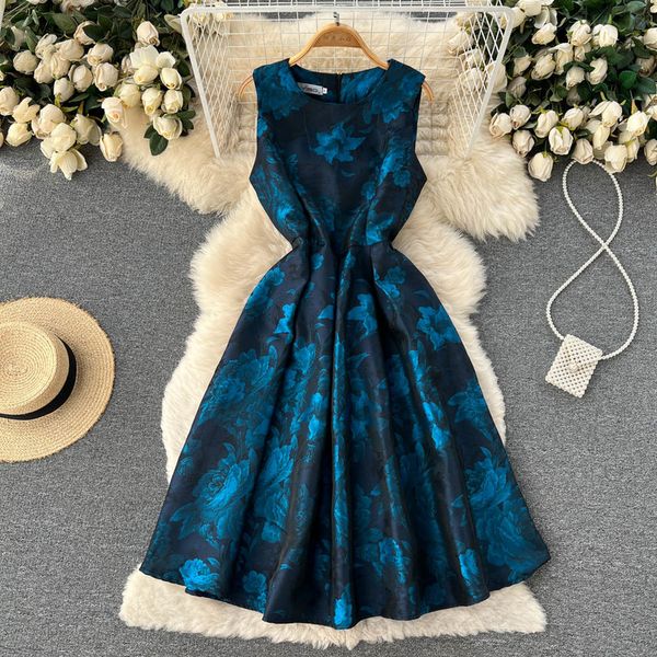 

luxury runway autumn green casual dresses women elegant spring high waist party dress boho vintage 2023 long sleeve a-line, Black;gray
