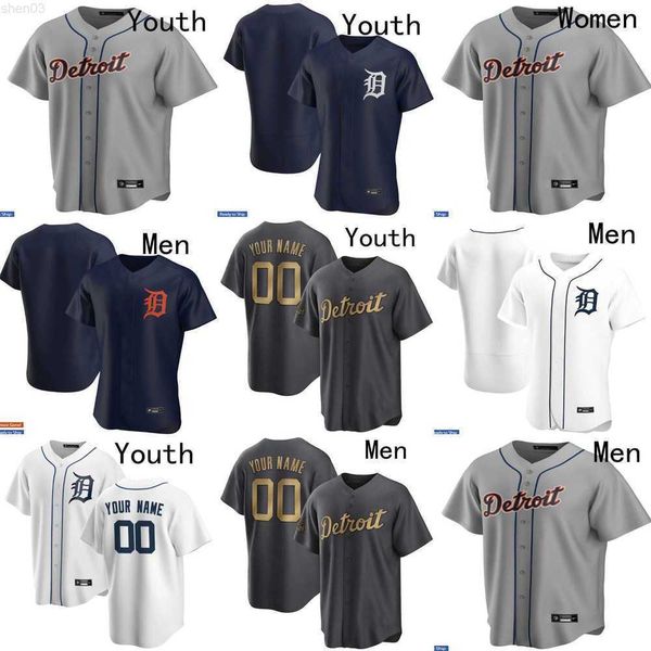 

baseball jersey 2022 all star tigers 7 jonathan schoop 46 jeimer candelario 24 miguel cabrera 8 robbie grossman 28 javier baez 9 willi castr, Blue;black