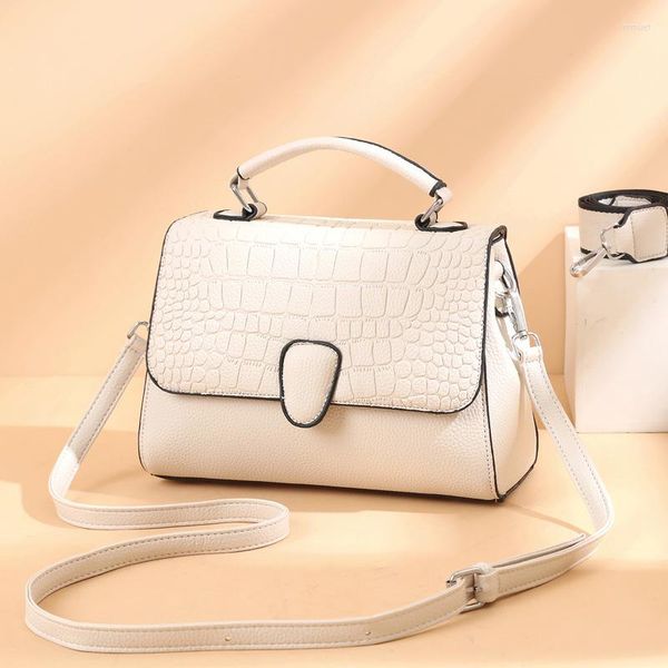 

shoulder bags autumn and winter fashion all-match handbag women wave simple texture women's messenger bag