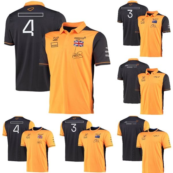 

2022 new f1 t-shirt summer racer short-sleeved formula 1 t-shirts men's polo shirts car fans jersey racing team logo t-shirt plus size